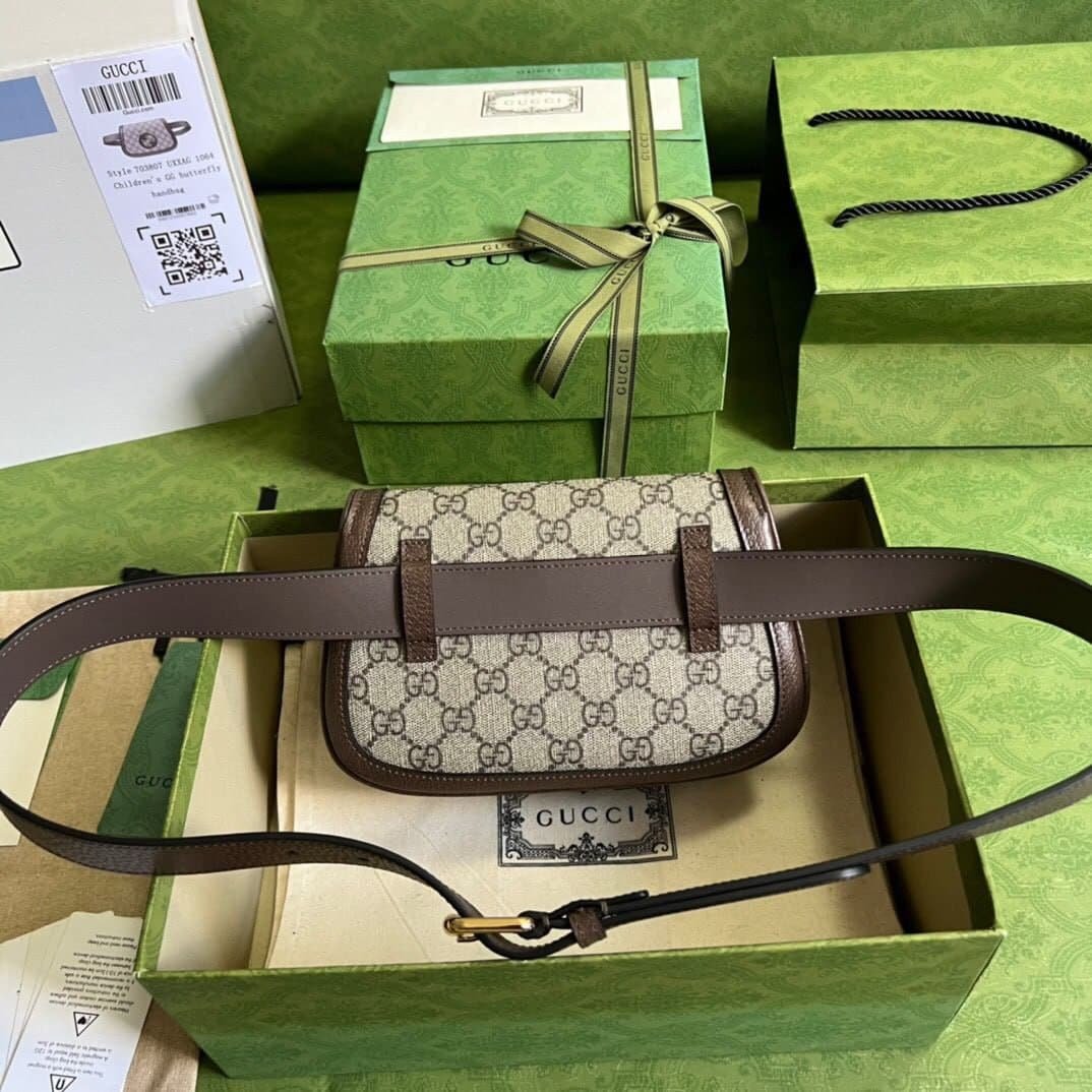 Gvc*1 Blondie Belt Bag Gg Svp*me Beige Ebony 703807 K9Gsg 8358